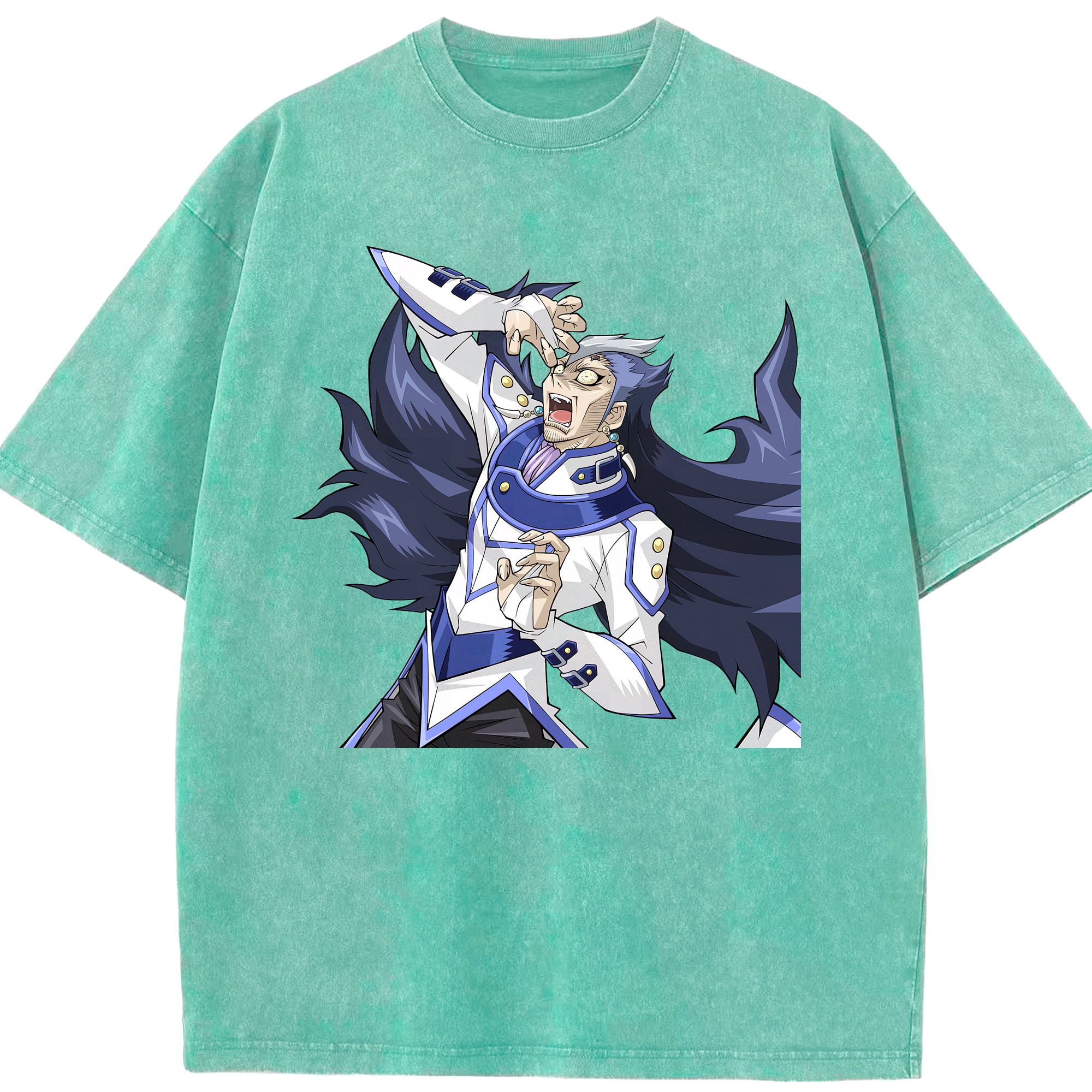 （画像用） 遊☆戯☆王 Yu-Gi-Oh! 綿100% ヴィンテージ風 半袖Tシャツ（フロントプリント）